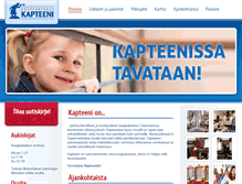 Tablet Screenshot of kapteeni.fi